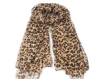 cashmere leopard scarf